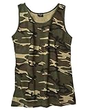 Mil-Tec Tank Top Cotton Woodland Gr.XXL