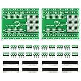 KeeYees 2 Stück Erweiterungskarte Kits GPIO 1 in 2 PCB Board für ESP8266 ESP-12E für NodeMCU WiFi Entwicklungs-B