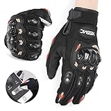 YISSVIC Motorrad Handschuhe Motorradhandschuhe Touchscreen Sport Handschuhe für Motorrad Radfahren Camping Outdoor L