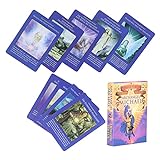 Weiyo 44-Deck-Handbuch Tarotkarten - Spielkarten aus Hologramm Papier Wahrsagerei Unterhaltungsbrettspiel Zukünftiges Spielkarten Set mit Bunter Box Original Tarot Karten Deck für Anfäng