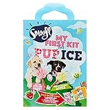 Smoofl Puppy Kit - Welpen Hundesnacks: EIS Fuer Junge Hunde mit essbarem Stiel und Eisformen zum Selbermachen als Snack und gesunde Hundeleckerli mit erfrischender Wirkung, Erdbeer und Ap