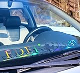 Hologramm Aufkleber Auto Edelrost Fronscheibenaufkleber,Oilslick Seitenaufkleber, Car tattoo Stick