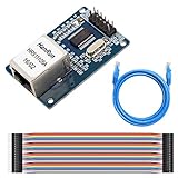 Youmile ENC28J60 Ethernet Shield LAN-Netzwerkmodul 3.3V SPI-Schnittstelle für Arduino AVR PIC LPC STM32 mit 1 m Netzwerkkabel, Dupont-Kab