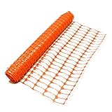 True Products b1003 C Standard-Schutznetz aus Kunststoff, Rolle, Orange, 4 kg 1 m x 50 