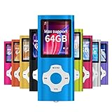 Mymahdi MP3 / MP4 beweglicher Spieler, dunkelblau mit 1.8 Zoll LCD-Schirm und Memory Einbauschlitz, maximale Unterstützung 128GB Memory TF