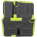 DWaybox Tablet-Schutzhülle für Apple iPad Mini 6 2021 21,1 cm (8,3 Zoll), Hybrid-Armor 2-in-1 TPU + PC, doppellagig, stoßfest, mit Ständer, Grü