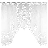Arsvita M-Bogen Gardine weiß in den Maßen: 150 x 120 cm (BxL) - Design: R