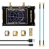 X-xyA 3G-Vektor-Netzwerkanalysator - 3,2-Zoll-Großbildschirm S-A-A-2 Nanovna V2 Antennenanalysator Kurzwellen-HF VHF UHF Mit Gehäuse, Schw
