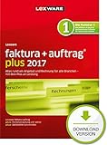 Lexware faktura+auftrag 2017 plus-Version PC Download (Jahreslizenz) / Einfache Auftrags- & Rechnungs-Software für alle Branchen / Kompatibel mit Windows 7 oder ak