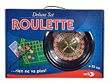 Noris 606104613 Deluxe Set Roulette – mit 2 Stahlkugeln, 60 Jetons und weiterem Zubehör für ein echtes Casino Feeling, ab 6 J