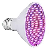 Giecy Pflanzenlampe led vollspektrum E27 15W innenraum pflanzenlicht glühbirne grow light für große pflanzen Garten Hydrokultur wachsendes Gewächshaus Gemü