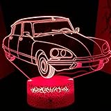 3D Illusion Lampe Nachtlicht Auto LED Nachtlichter Kinder Geschenk Home Decor Nachtlampe Neben Tischlampe 7 Farben Schalter Schreibtisch Dekoration Geburtstagsgeschenk Spielzeug