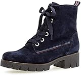 Gabor Damen Schnürstiefelette 34.711, Frauen Stiefelette,Stiefel,Chukka Boot,Halbstiefel,Schnür-gefüttert,Winterstiefel,Marine,35.5 EU / 3 U