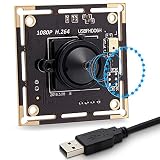 SVPRO 3.7mm Pinhole Lens USB Kameramodul mit Mikrofon,1080P Full HD USB Kamera Board mit IMX322 Sensor, 0.01Lux Low Illumination Webcam H.264 UVC Comp