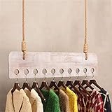 ZYYH Kleiderständer Kleiderständer Holzwandgarderobe Kleiderständer Kleideraufbewahrungsorganisator für den Laden-Service-Raum Weißes Schlafzimmer (Farbe: # 3-60 cm), 2-100