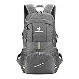 NEEKFOX Leichte Packable Reiserucksack Wanderrucksack, Tagesrucksack, 35L Faltbare Camping Rucksack, Utra leicht Outdoor Sport Rucksack