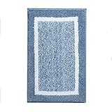 YSDS-JZ Flauschiger Rutschfester Superweicher Rechteckiger Blauer Teppich, Der Für Die Heimdekoration Geeignet Und Leicht Zu Reinigen Ist,45CM*65CM