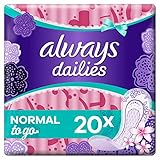 Always Dailies Singles To Go Panty Liner, 40 g