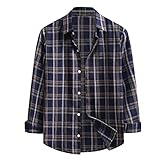 Karohemd Herren Langarm Hemd Holzfällerhemd Freizeithemden Flanellhemd Langarmshirt Herrenhemden Longsleeve T