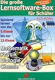 Die große Lernsoftware-Box für Schüler, 4 CD-ROMsMathematik, Physik, Biologie, Chemie. Spielend lernen von der 5. Klasse bis zur 13. Klasse. Für Windows 95 oder hö