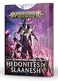 Warhammer Age of Sigmar - Hedonites of Slaanesh Warscroll Cards DE