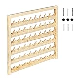 Grust Holzfaden-Rack, Robuster Spulenrahmen, Leicht Zu Montierenden Spulenfadenhalter, Wand-Faden-Organizer Vielseitiger Nähständer, Für Wohnk