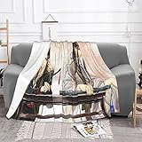 Flauschig Kuscheldecke Warme Weiche Flanelldecke als Tagesdecke SofaüBerwurf Wohnzimmer Couch Outdoor Picnic Plaid Schlafdecke Mo Dao Zu Shi -100X130CM