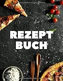 REZEPT_BUCH: Das eigene Kochbuch selbst schreiben mit Register für deine Lieblingsrezepte - Für über 120 Rezepte - Als Geschenkidee - A4 Blanko leeres Buch zum Ausfüllen ,geschenke für köche,