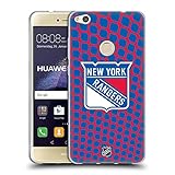 Head Case Designs Offiziell Offizielle NHL Netzmuster New York Rangers Soft Gel Handyhülle Hülle kompatibel mit Huawei P8 Lite (2017)