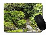 Mauspad Gartenbrücke Rutschfeste Gummi Basis Mouse pad, Gaming und Office mauspad für Laptop, Computer PC 1H1027