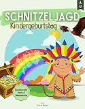 SCHNITZELJAGD KINDERGEBURTSTAG: Häuptlingssohn Kowi auf Abenteuerreise. Das All-In-One Schnitzeljagd Komplettpaket für eine aufregende Schatzsuche am Kindergeburtstag. Inkl. gratis B
