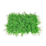 FMONH 61 x 40,6 cm künstliche Hecken, Kunststoff-Sträucher, Zaunmatte, grüne Wanddekoration, Garten-Sichtschutzzaun (grün)