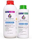 Epoxidharz RESIN4DECOR - Mittelviskose Gießharz - glasklares 2 Komponenten - Top-Qualität Transparentes Kristallharz - Laminierharz Resin Set für Schmuck Tablett Leinwand Malerei 1500