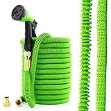 Gorilla Tech Flexibler Gartenschlauch, 30m Goriflex Deutschland Flexischlauch Gartenschlauch Flexi Wonder, Flexi Gartenschlauch, Schlauch Dehnb