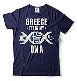 Silk Road Tees Männer Griechenland T-Shirt griechische Patriot Griechenland Day Heritage-T-Shirt Small M