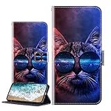 Cherfucome Handytasche Kompatibel mit Xiaomi Poco F3 GT Hülle Leder Tasche Brieftasche Flip Case Cover Poco F3 GT Handyhülle Ledertasche Lederhülle Schutzhülle [C05]