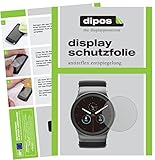 dipos I 6X Schutzfolie matt kompatibel mit Uhr 36 mm Durchmesser Folie Display