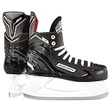 Bauer Kinder Ns Junior Schlittschuhe, schwarz/rot, 36 EU