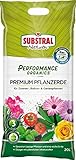 Substral Performance Organics Pflanzerde, Premium Bio Erde für alle Zimmer-, Balkon- & Gartenpflanzen, 20 L