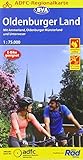 ADFC-Regionalkarte Oldenburger Land mit Tagestouren-Vorschlägen, 1:75.000, reiß- und wetterfest, GPS-Tracks Download: Mit Ammerland, Oldenburger Münsterland und Unterweser (ADFC-Regionalkarte 1:75000)