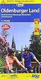 ADFC-Regionalkarte Oldenburger Land mit Tagestouren-Vorschlägen, 1:75.000, reiß- und wetterfest, GPS-Tracks Download: Mit Ammerland, Oldenburger Münsterland und Unterweser (ADFC-Regionalkarte 1:75000)