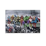 SOROP 6472-DC Marvel Superheroes Poster dekorative Malerei Leinwand Wandkunst Wohnzimmer Poster Schlafzimmer Malerei 08x12inch(20x30cm)