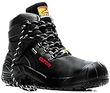 ELTEN Renzo Biomex GTX S3 CI Herren Sicherheitsschuhe, Arbeitsschuhe, Sicherheitsschnürstiefel, Zertifiziert nach EN ISO 20345 : S3 CI, Stahlkappe, Gore-Tex, Kälteisolierung (Schwarz), EU 43