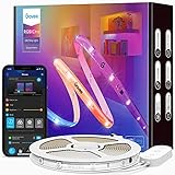 Govee RGBIC Pro LED Strip 10m, Smart LED Strip funktioniert mit Alexa und Google Assistant, beschichtes Lichtband Sync mit Musik, App-Steuerung, Farbwechsel, geeignet für Zuhause Schlafzimmer Gaming