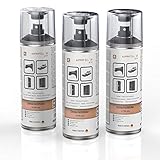 AUPROTEC Dickschichtfüller AUPROFILL 1K Filler Grundierung für Autolack Primer Spray grau 3x 400