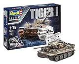 Revell Panzermodellbausatz Tiger I im Maßstab 1:35, 24,1cm 05790, unlack