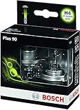 Bosch H4 Plus 90 Lampen - 12 V 60/55 W P43t - 2 Stück