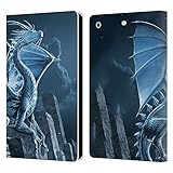 Head Case Designs Offizielle Zugelassen Vincent HIE Silber Drachen 2 Leder Brieftaschen Handyhülle Hülle Huelle kompatibel mit Apple iPad Mini 1 / Mini 2 / Mini 3