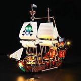 LED-Beleuchtungsset für Piratenschiff – kompatibel mit Lego 31109 Baustein-Modell – Lego-S