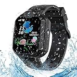 Kinder SmartWatch Phone Smartwatches mit Wasserdicht IP67 SOS Voice Chat Kamera Wecker Digitale Armbanduhr Smartwatch Junge Mädchen Birthday